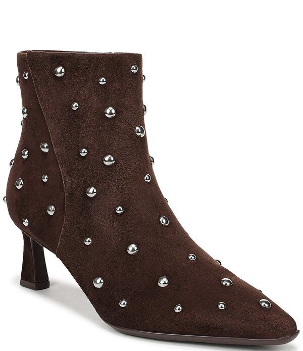 ナチュライザー レディース シューズ ブーツ・レインブーツ スエード Naturalizer Deesha Suede Stud Booties Chocolate Bar チョコレート