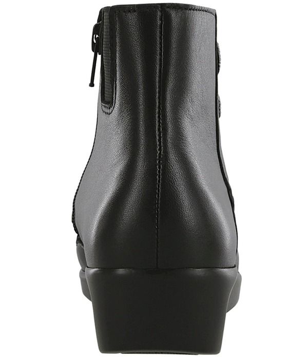 サス レディース シューズ ブーツ・レインブーツ アンクル レザー SAS Jade Leather Wedge Ankle Booties Walnut