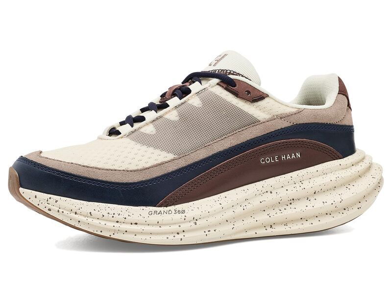 コールハーン メンズ シューズ スニーカー Cole Haan Originalgrand Quadstar 20 Runner Sneakers IvoryNavy Blaz アイボリー 31,070円