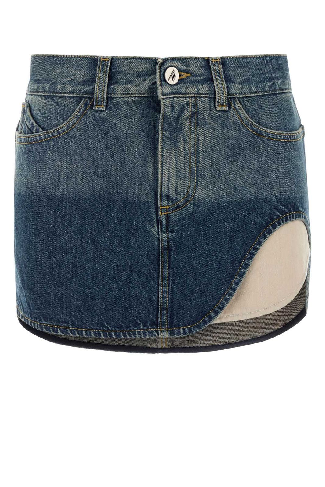 【新品・最安値】THE ATTICO MINI SKIRT DARKBLUE 正規品 衣類 261WCR00164DDD120SD 257
