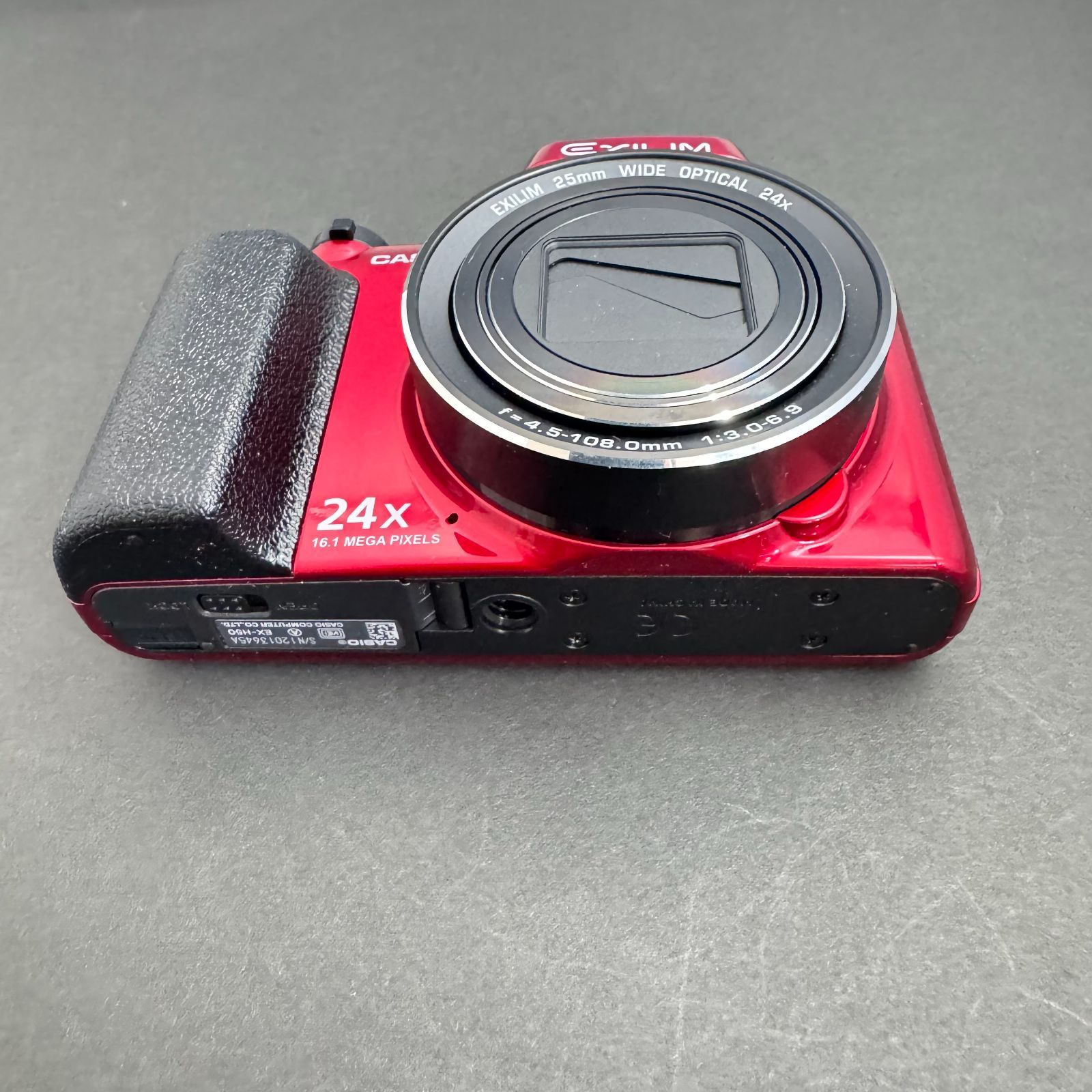 CASIO EXILIM EX-H50 レッド カシオ デジカメ【箱・付属品完備】管理