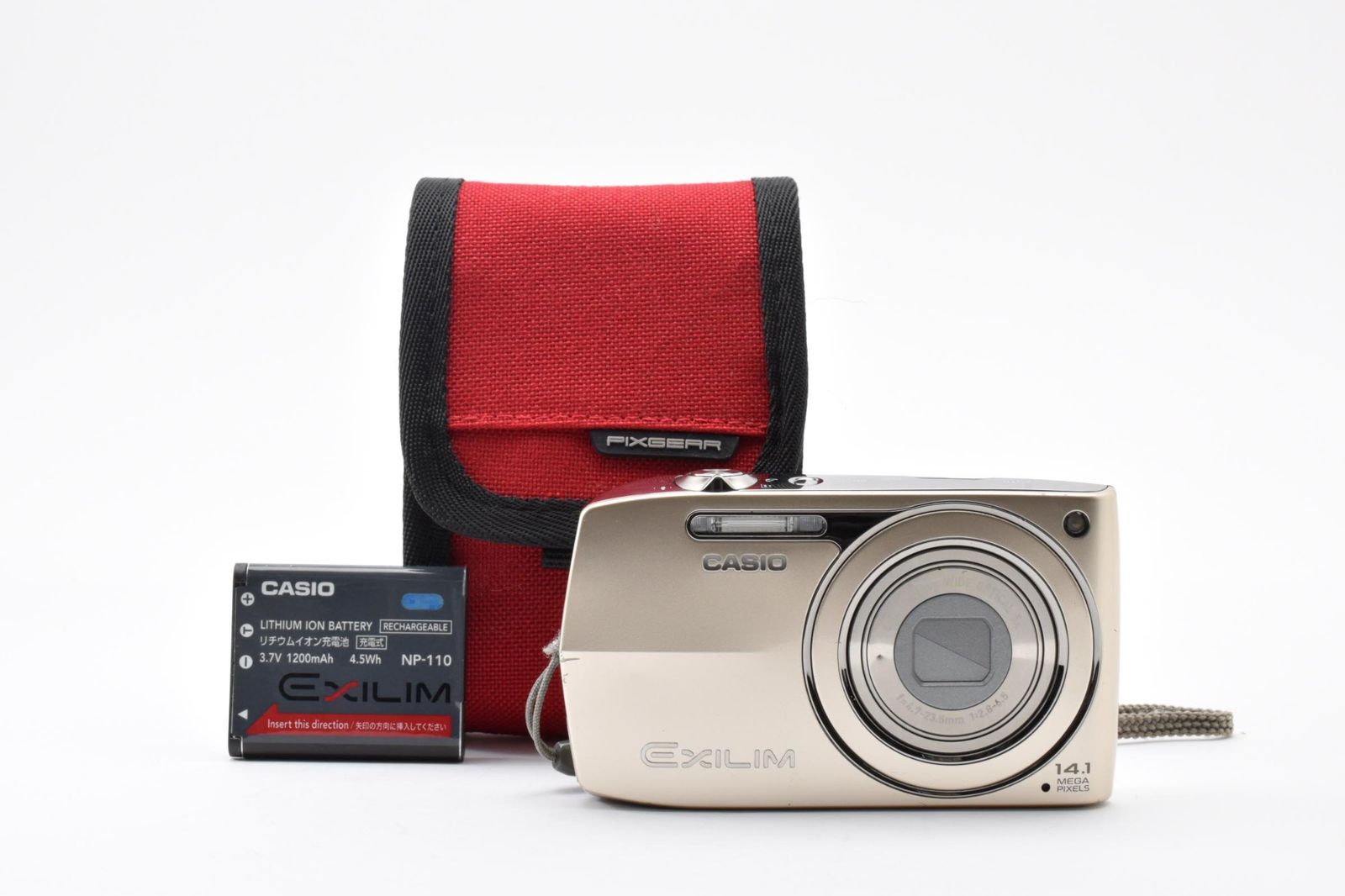 実用光学美品 Casio カシオ EXILIM EX-Z2300 ゴールド コンパクト