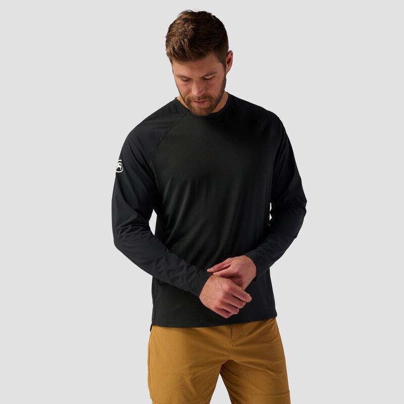 バックカントリー メンズ トップス Tシャツ ジャージー 長袖 Backcountry LongSleeve MTB Jersey Mens Black ブラック