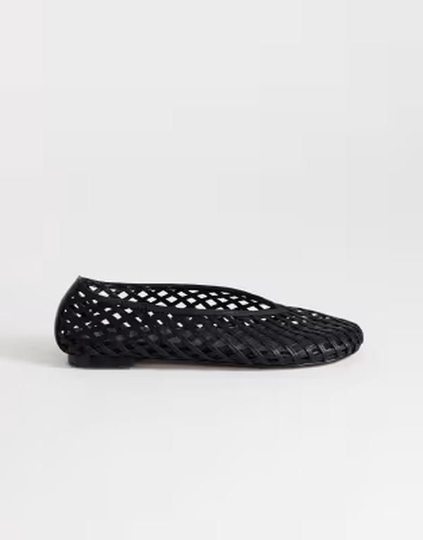トップショップ レディース シューズ パンプス Topshop Luna woven ballet flats Black ブラック 16,635円