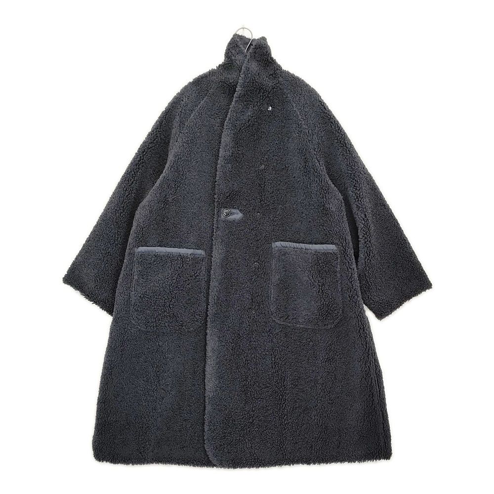 45R 厚ナイロン×ボアの908ショールカラーコート 定価94600円 45R/45rpm 厚ナイロン×ボアの908ショールカラーコート 定価96400円
