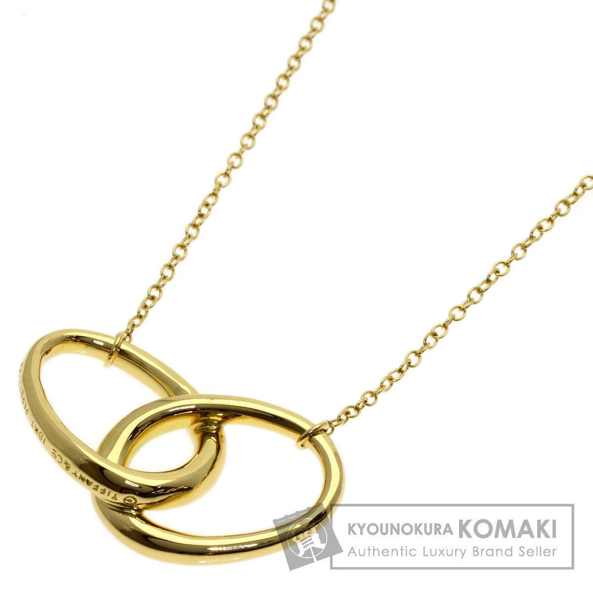 TIFFANY&Co. ティファニー ダブルループ ミディアム ネックレス K18YG レディース [中古] 207,900円