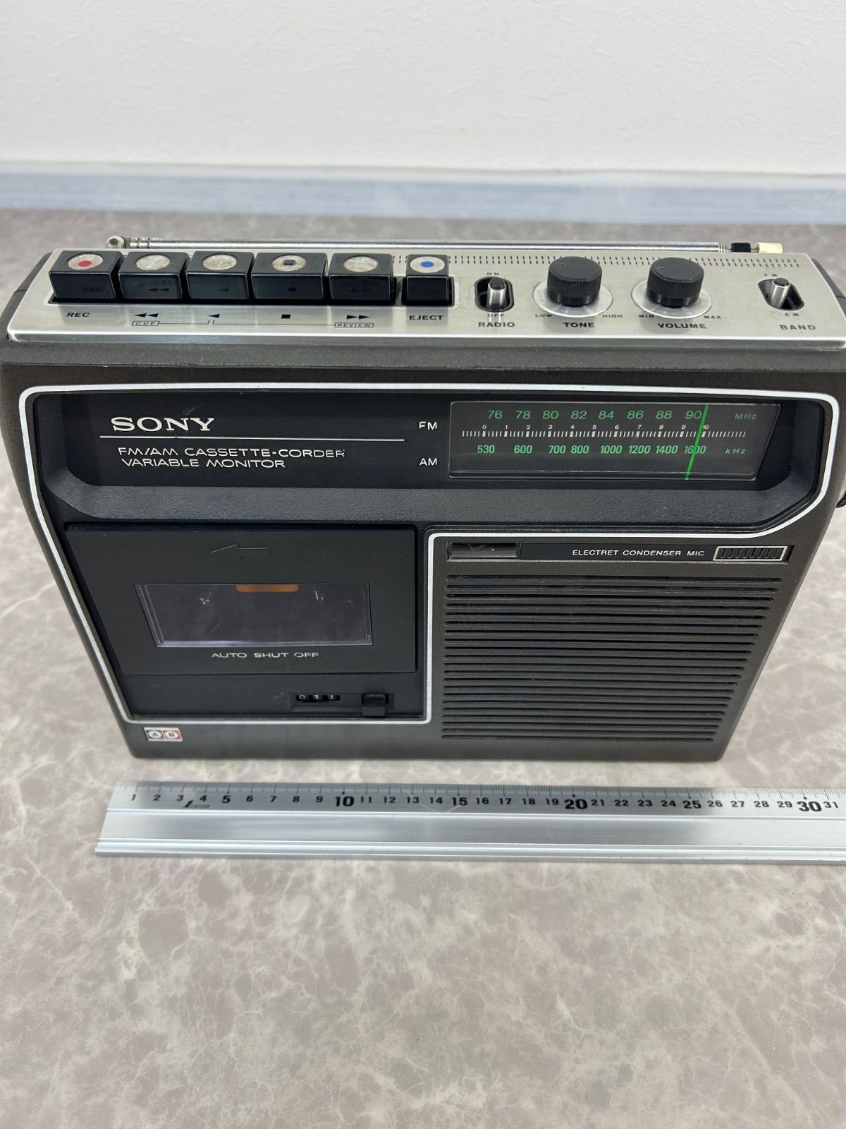 SONY CF-1600 ラジカセ AM/FM・カセット再生確認済み - メルカリ