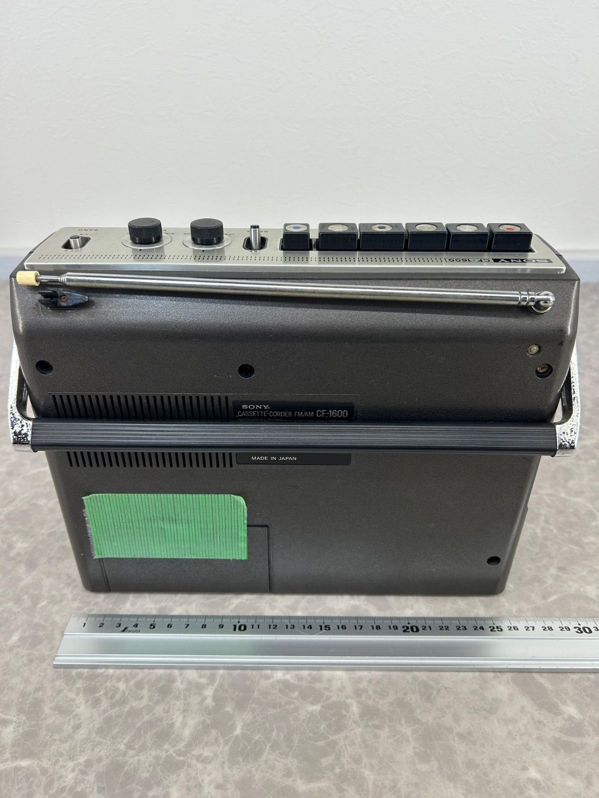 SONY CF-1600 ラジカセ AM/FM・カセット再生確認済み - メルカリ