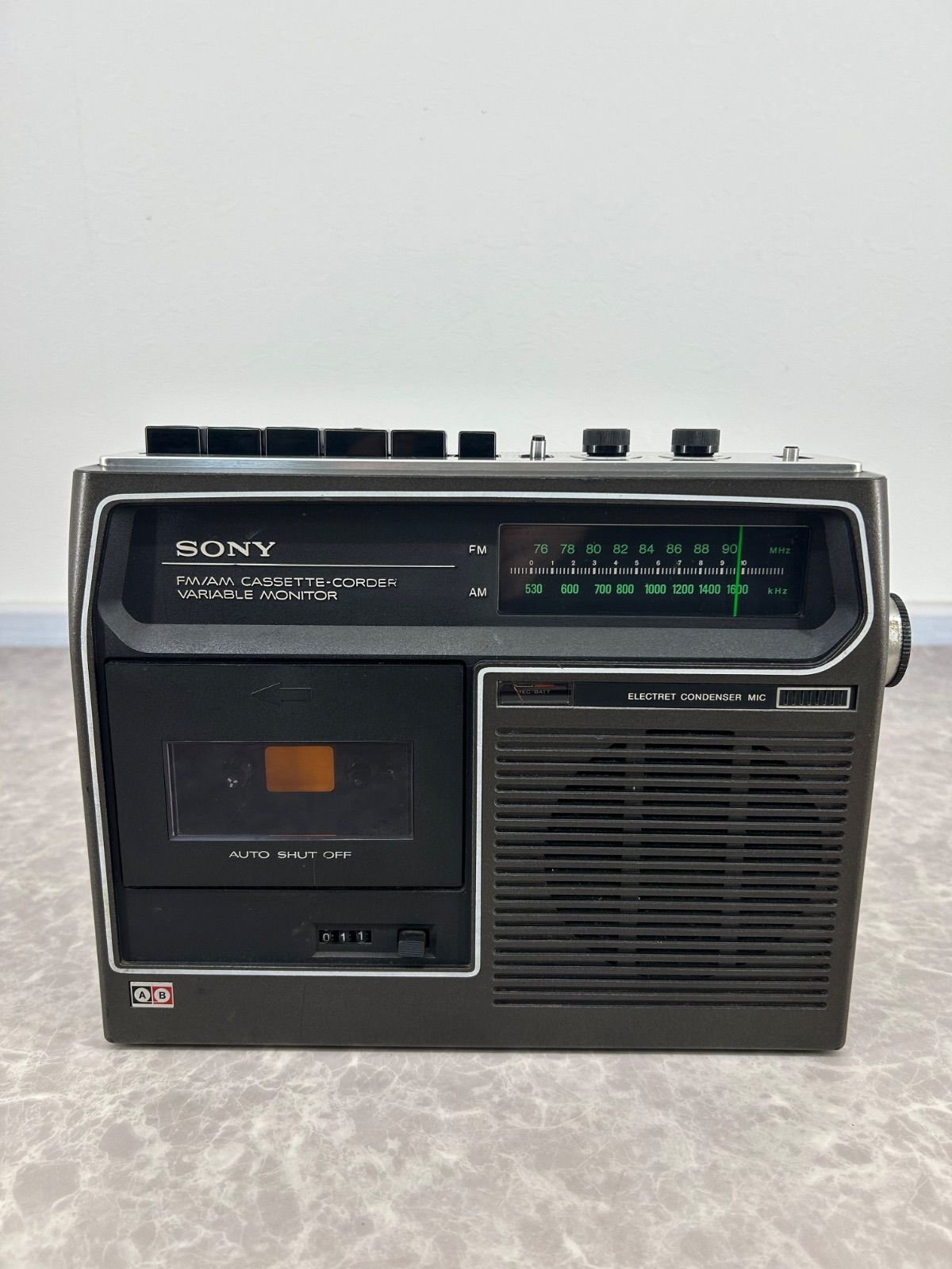 SONY CF-1600 ラジカセ AM/FM・カセット再生確認済み - メルカリ