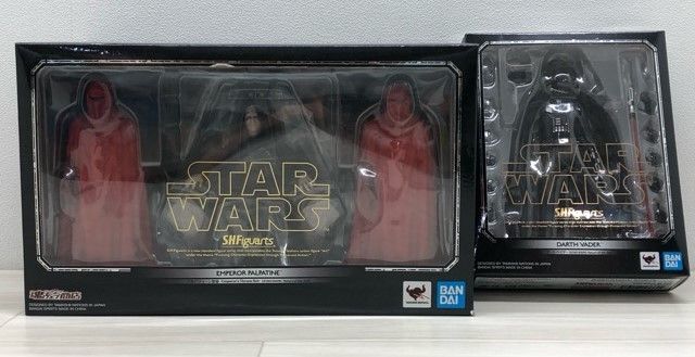 開封美品 S.H.Figuarts ダース・ベイダー・パルパティーン皇帝 2種セット 『スター・ウォーズ ジェダイの帰還』【F8013-007】090