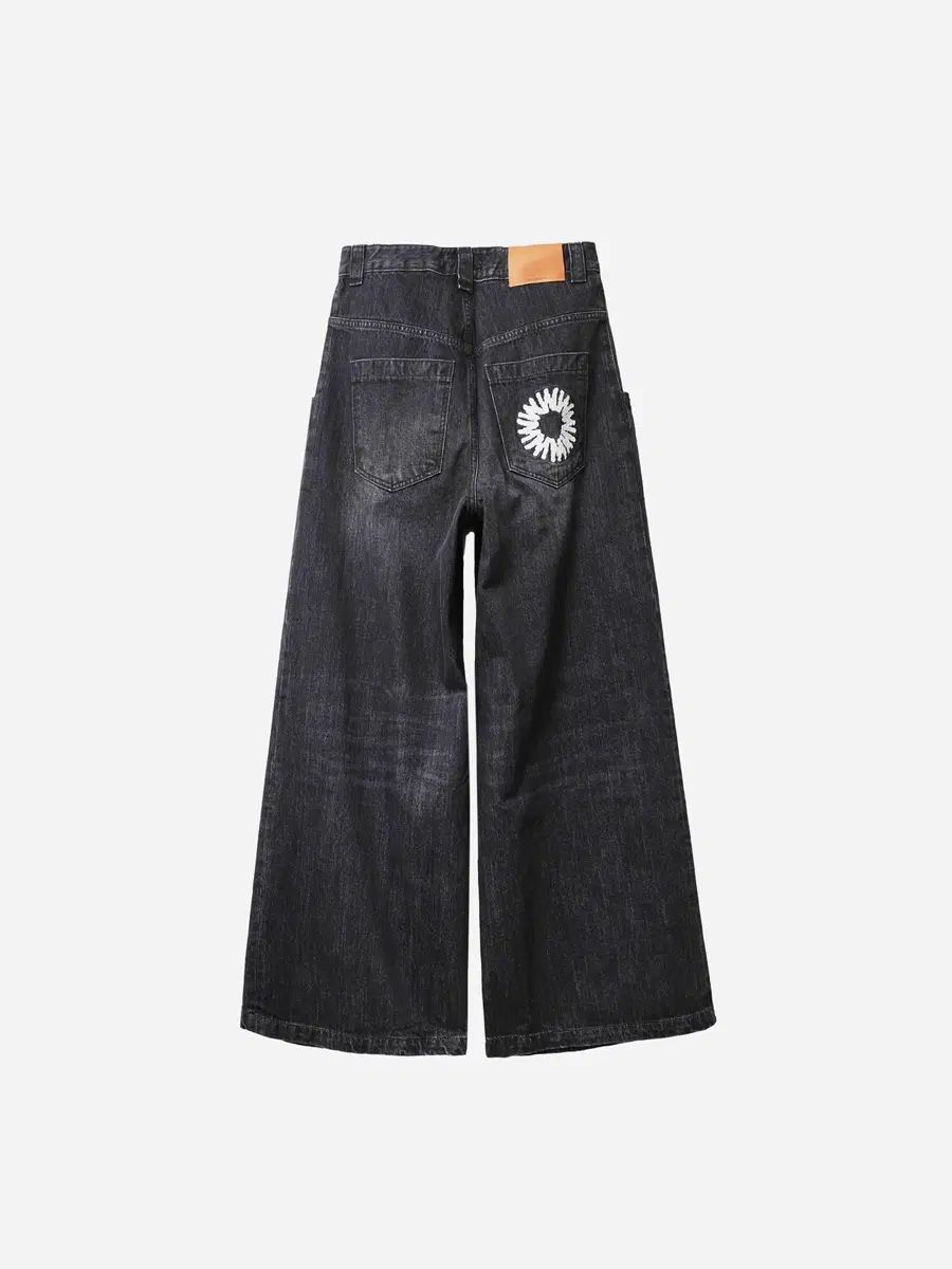 999HUMANITY BIG POCKET BAGGY JEANS-WASHED BLACK 11,863円
