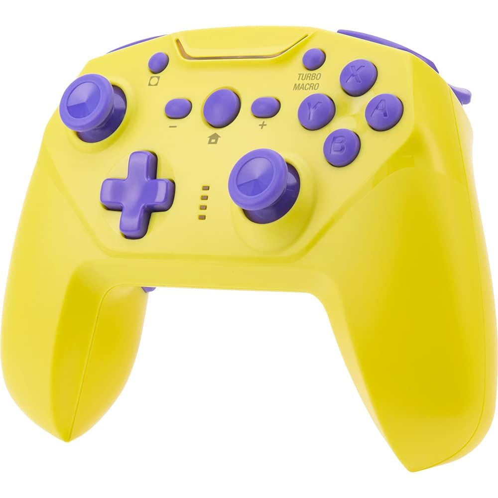 【連射/背面ボタン搭載 】CYBER ・ ジャイロコントローラー 無線タイプ( SWITCH 用) イエロー×パープル - Switch [イエロー×パープル] [無線タイプ]