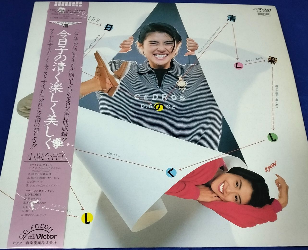 小泉今日子｜今日子の清く楽しく美しく｜LPレコード｜SJX-30290｜1986