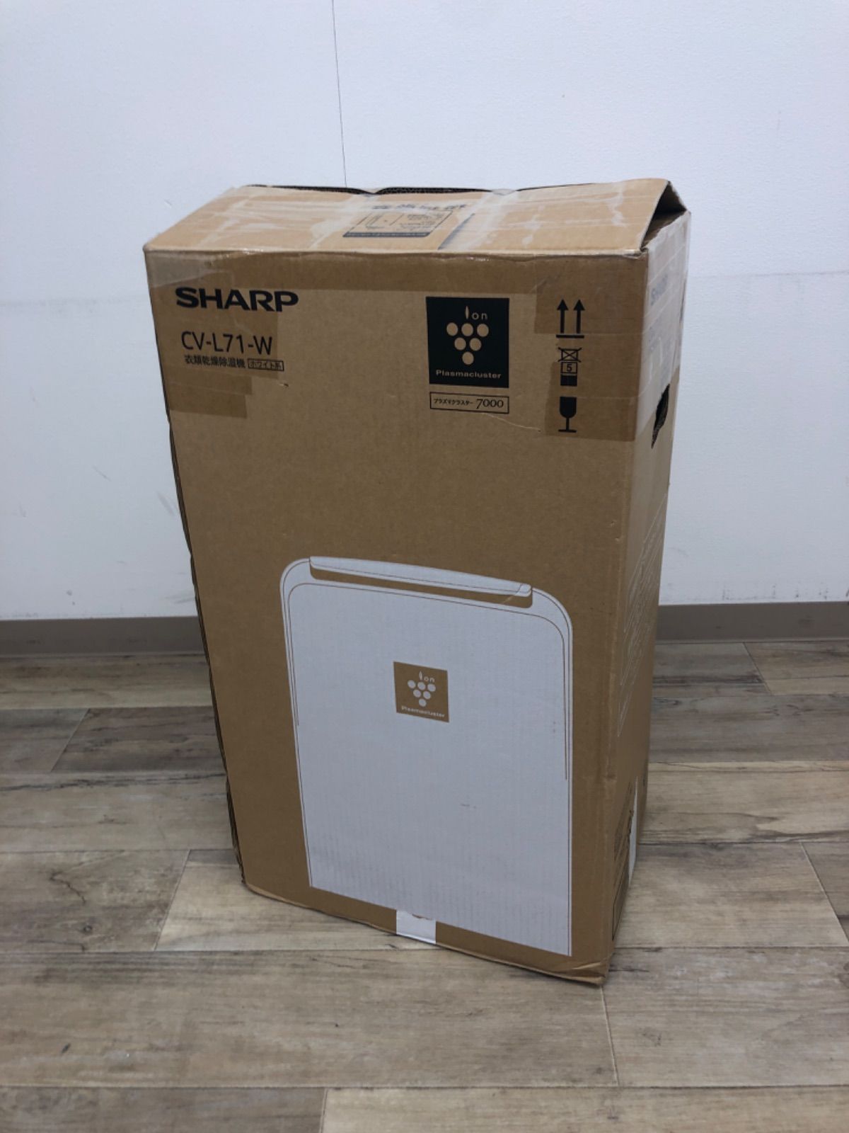 SHARP 2020年製 衣類乾燥除湿機 CV-L71-W - メルカリ