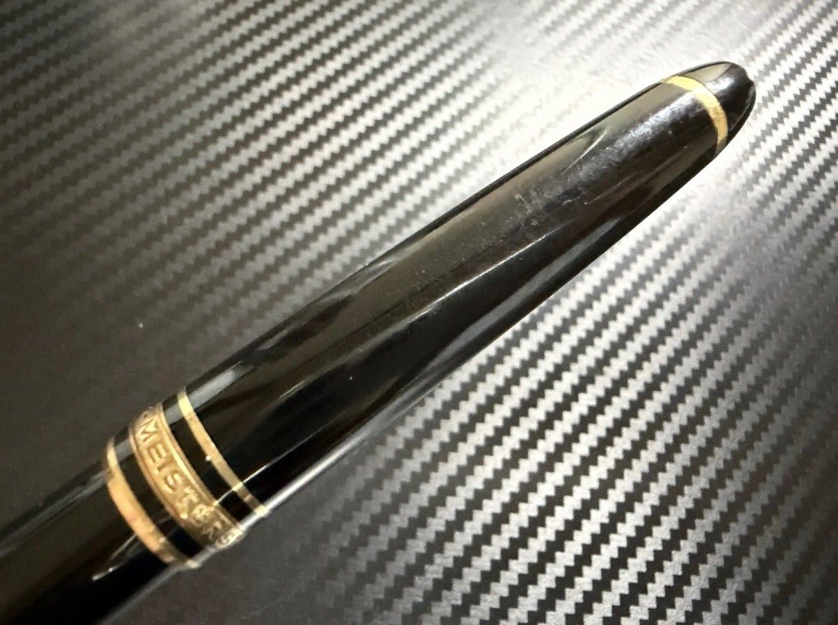 美品 モンブラン montblanc マイスターシュテュック 144 ブラック 中白