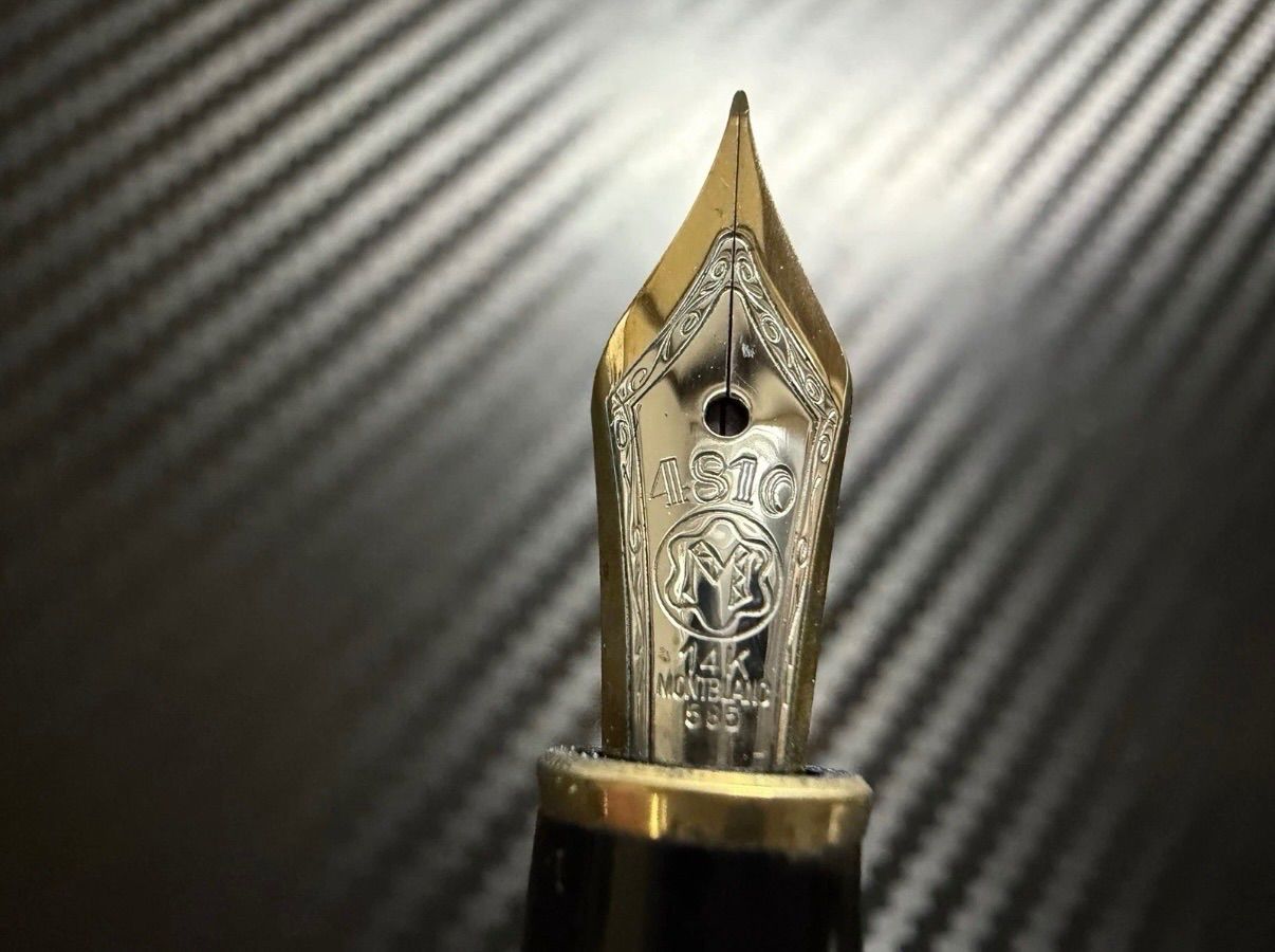 美品 モンブラン montblanc マイスターシュテュック 144 ブラック 中白