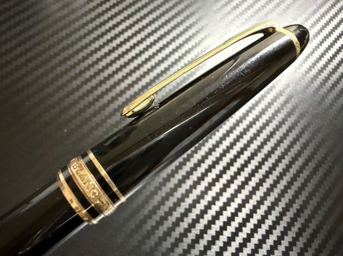 美品 モンブラン montblanc マイスターシュテュック 144 ブラック 中白