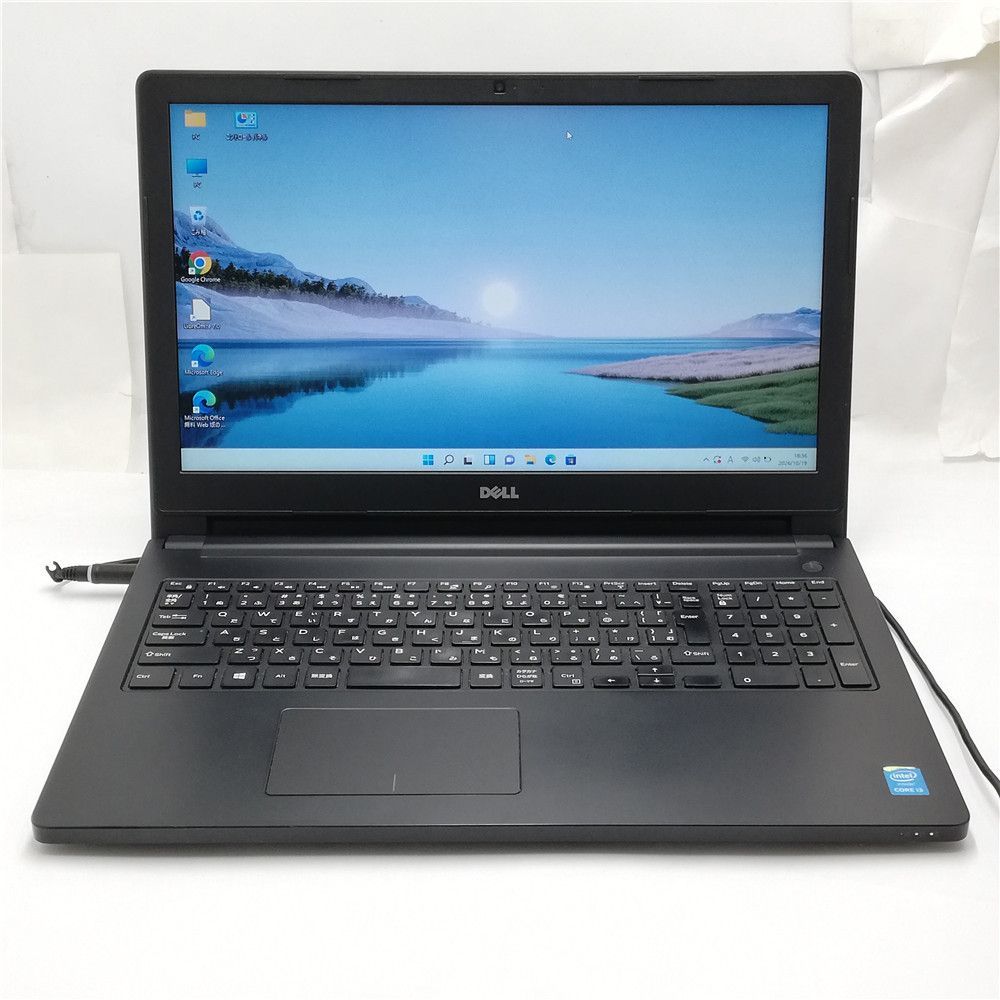 WiFi有 デル中古PC DELL3560 512GB SSD 無線 即使用可 激安 初心者向け Wi-Fi有 デル 中古ノートパソコン DELL 3560 Core i3