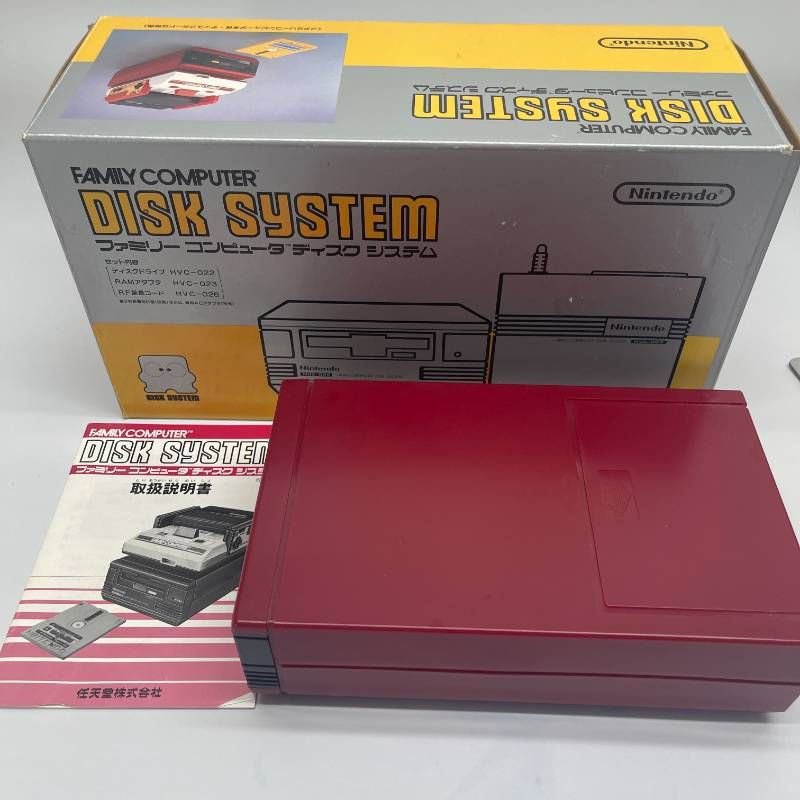 L673 任天堂 ファミリーコンピュータ ディスクシステム HVC-022 箱説付