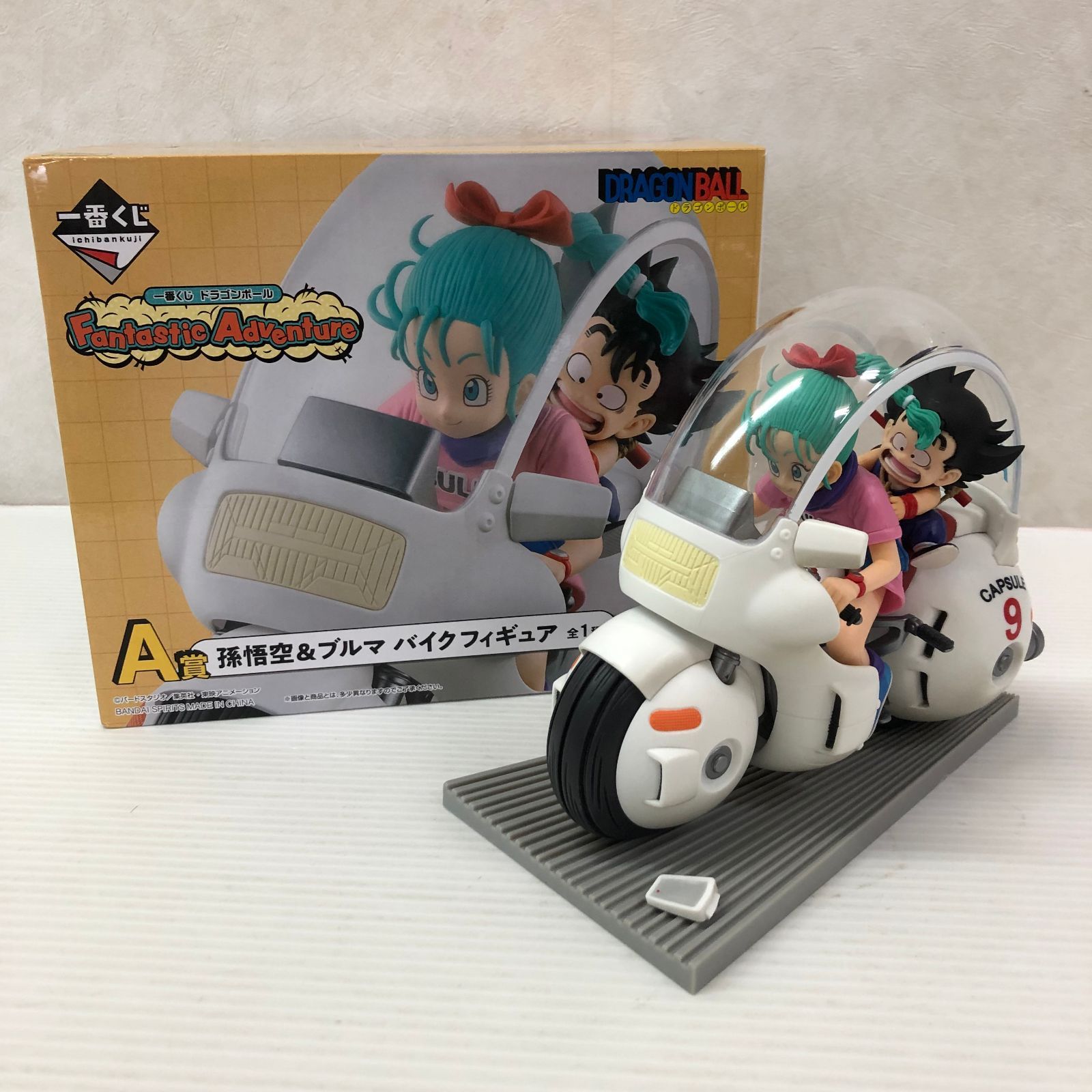 一番くじ ドラゴンボール A賞 孫悟空＆ブルマ バイクフィギュア