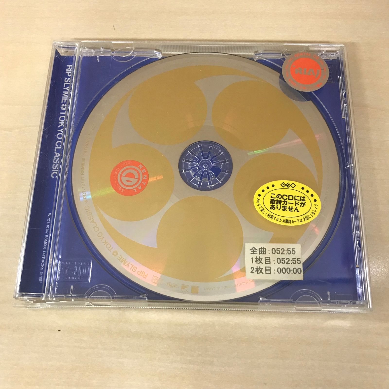 アート・デザイン・音楽 Rip style CD/Ex-Rental] TOKYO CLASSIC / [Artist] RIP SLYME / GF-0226066818