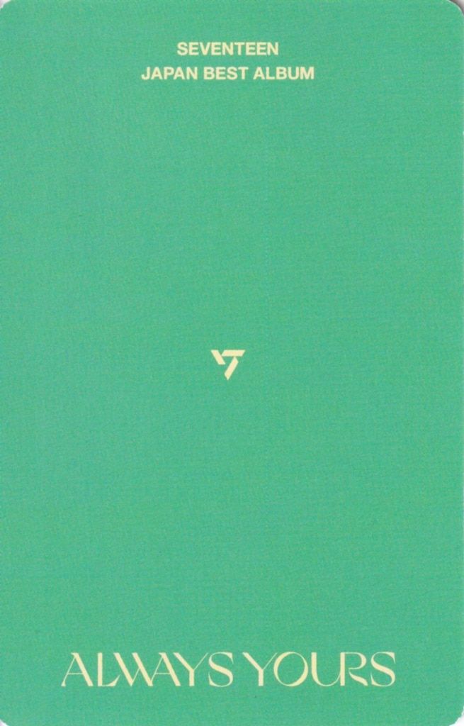 SEVENTEEN ALWAYS YOURS JEONGHAN Trading Card Light Green ‐ Mercari