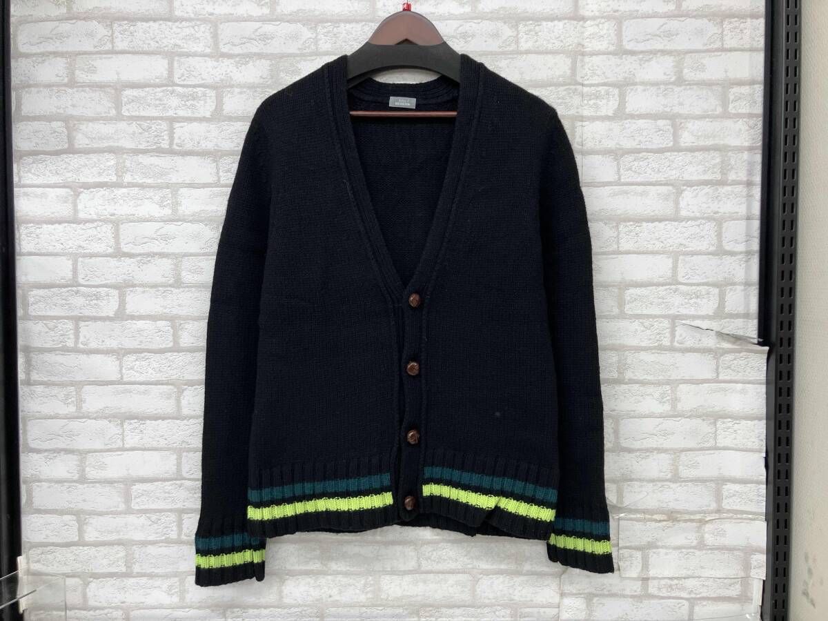 kolor ／BEACON 15WBM-N02331 カラー ビーコン 長袖カーディガン メンズ ブラック size2 くるみボタン 8,477円