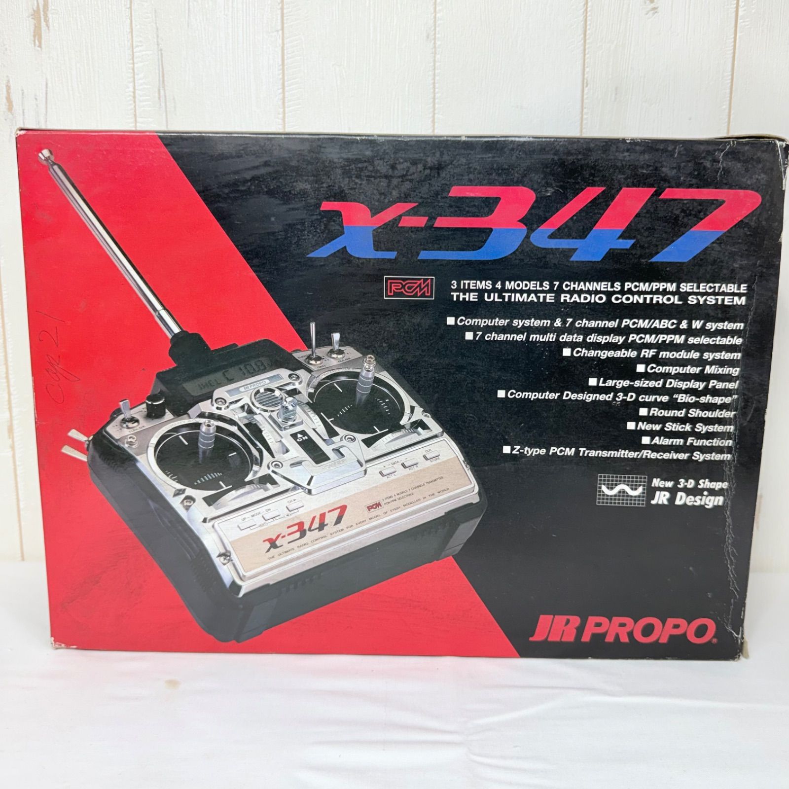 元箱・サーボ付】JR PROPO X-347 プロポ 送信機セット - メルカリ