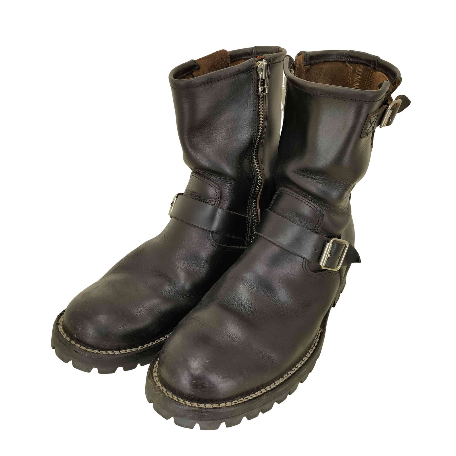 スローウェアライオン SLOW WEAR LION クロムエクセルレザー エンジニアブーツ Vibramソール メンズ JPN：L 18,720円
