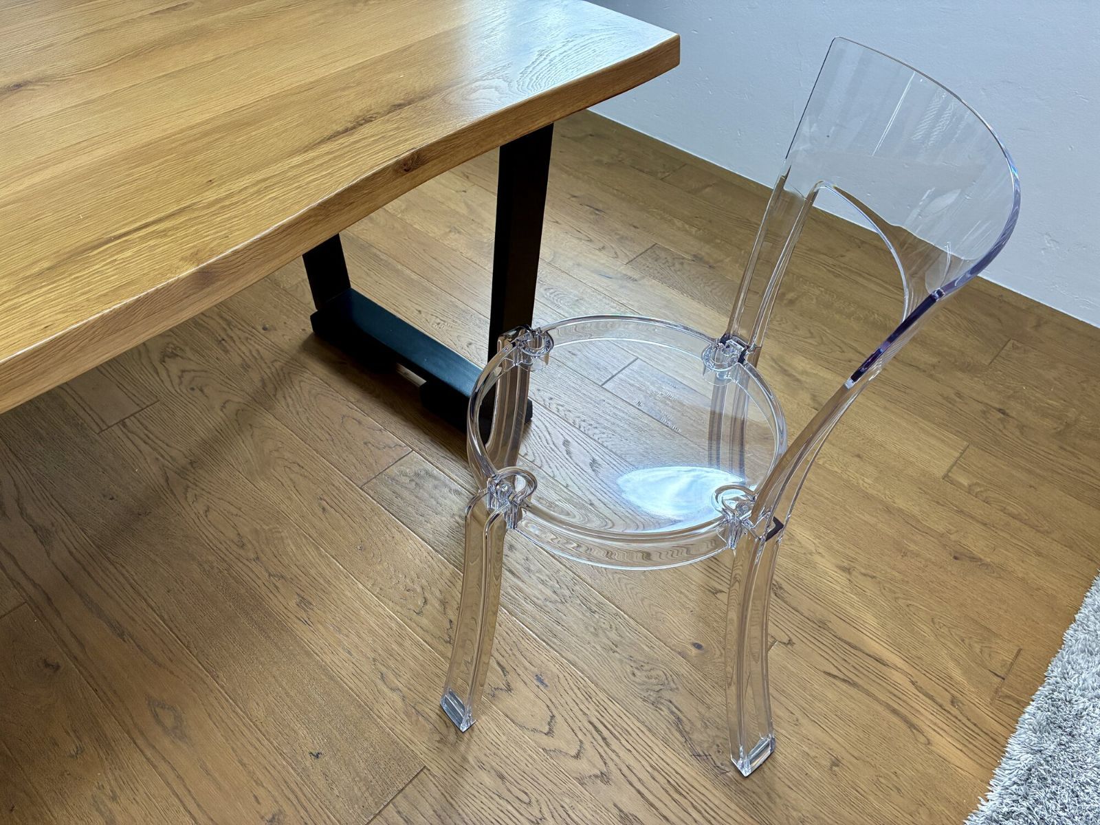 IKEA STEIN 透明チェア 1脚 ダイニング デスク 在宅ワークに - メルカリ