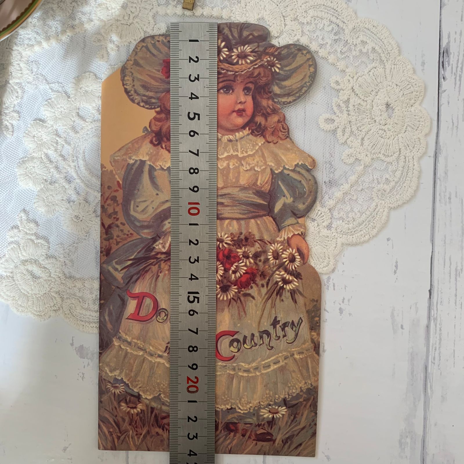 ヴィンテージ 洋書 絵本 Dolly in the Country ビクトリアン調 古書