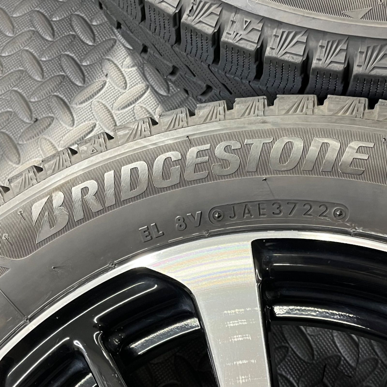 送料込み☆ホンダ純正+ブリヂストン VRX3 155/65R14☆N-BOX 22年製 155/65R14 ブリヂストン ブリザックVRX3 ホンダ純正アルミ JF3