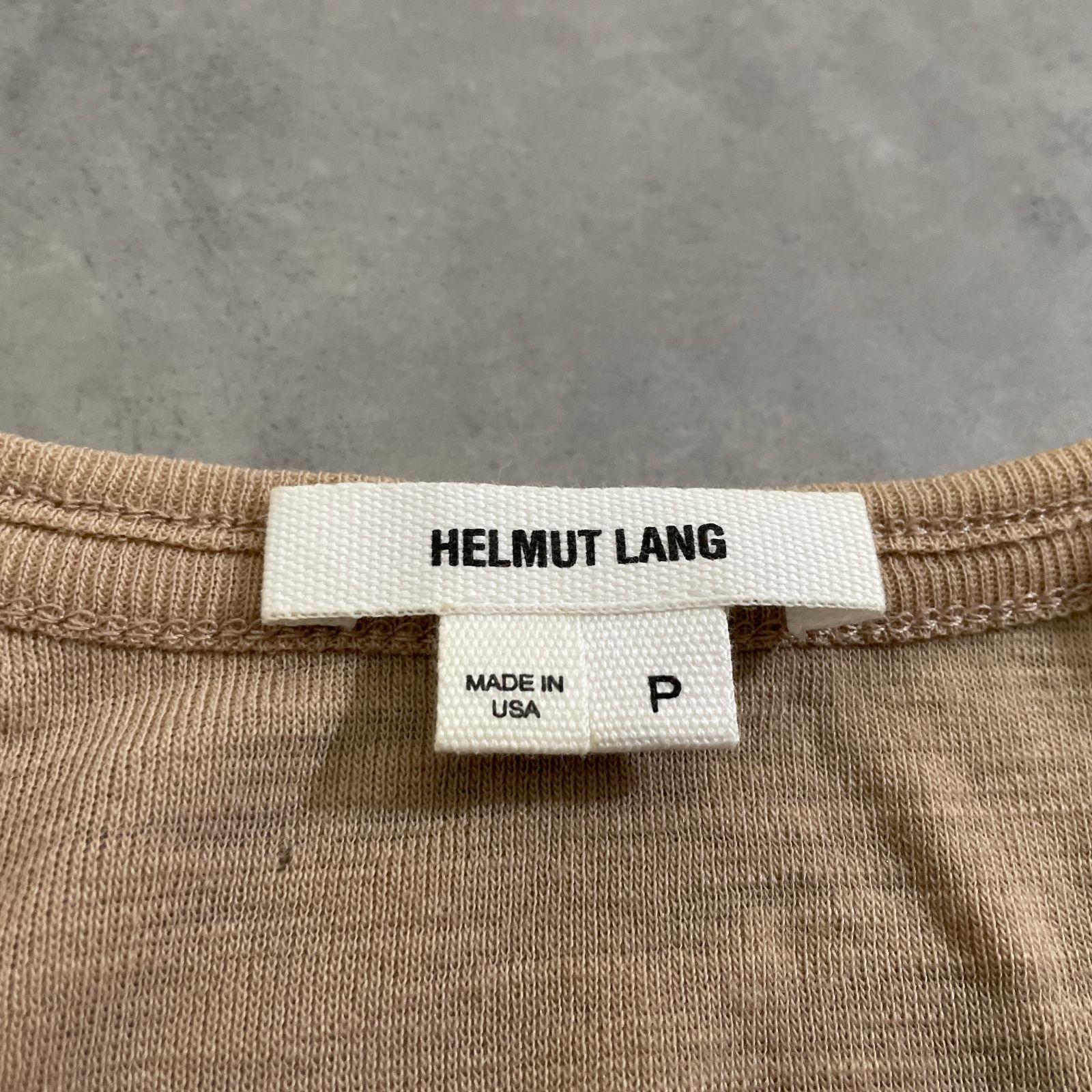 HELMUT LANG アシンメトリー ノースリーブ トップス タンクトップ