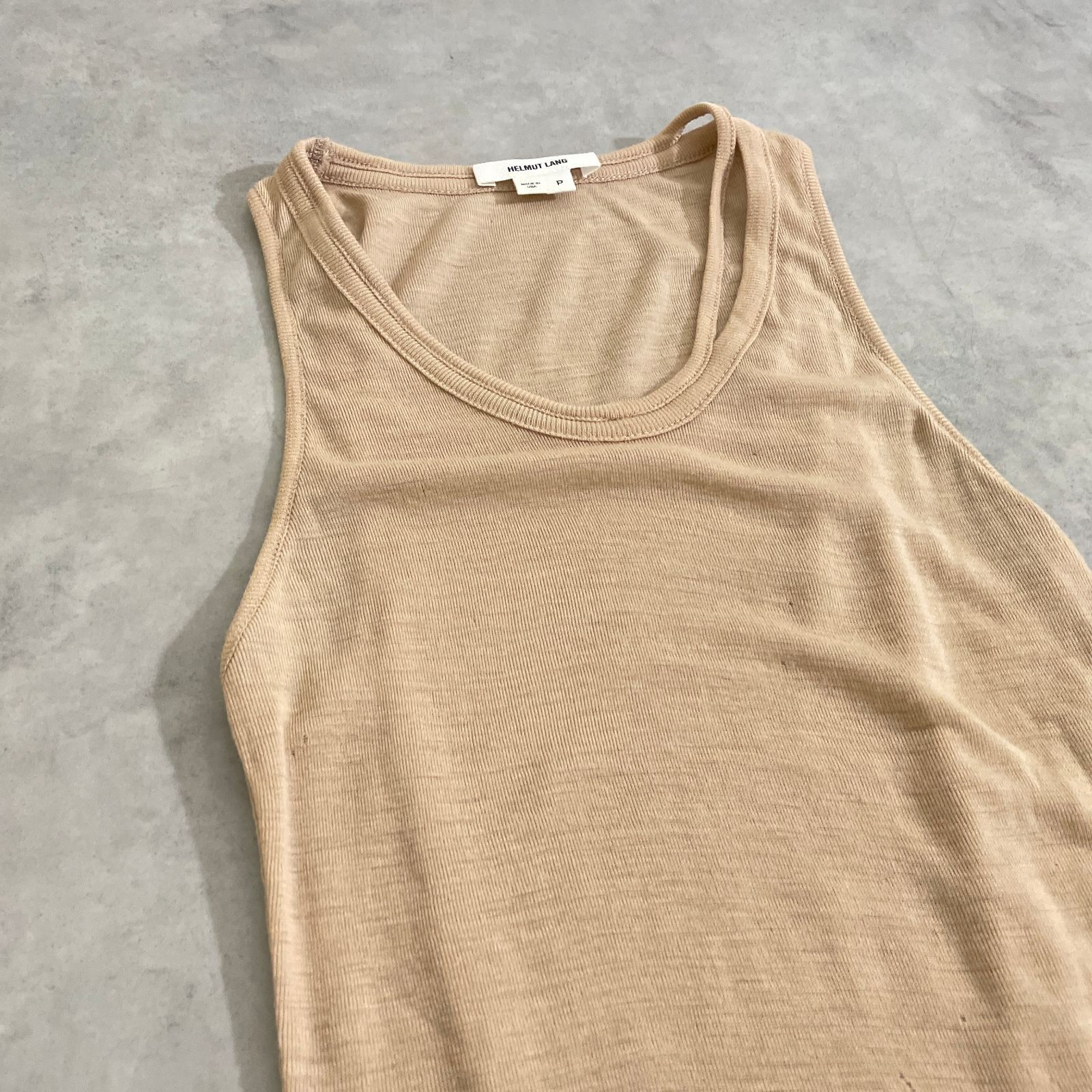 HELMUT LANG アシンメトリー ノースリーブ トップス タンクトップ