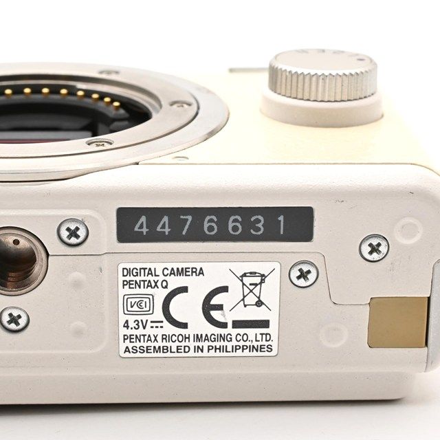 良品＞ PENTAX Q ダブルレンズキット ホワイト｜ペンタックス ミラー