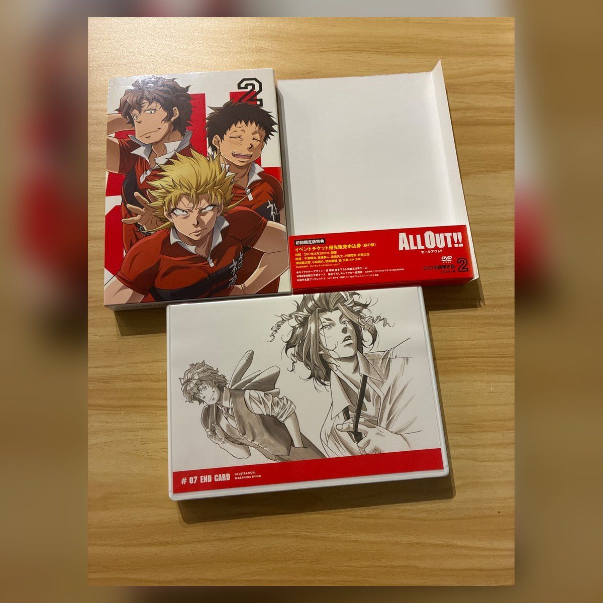 中古］ALL OUT!! オールアウト 第2巻 (帯付き)DVD 初回限定版 M09624