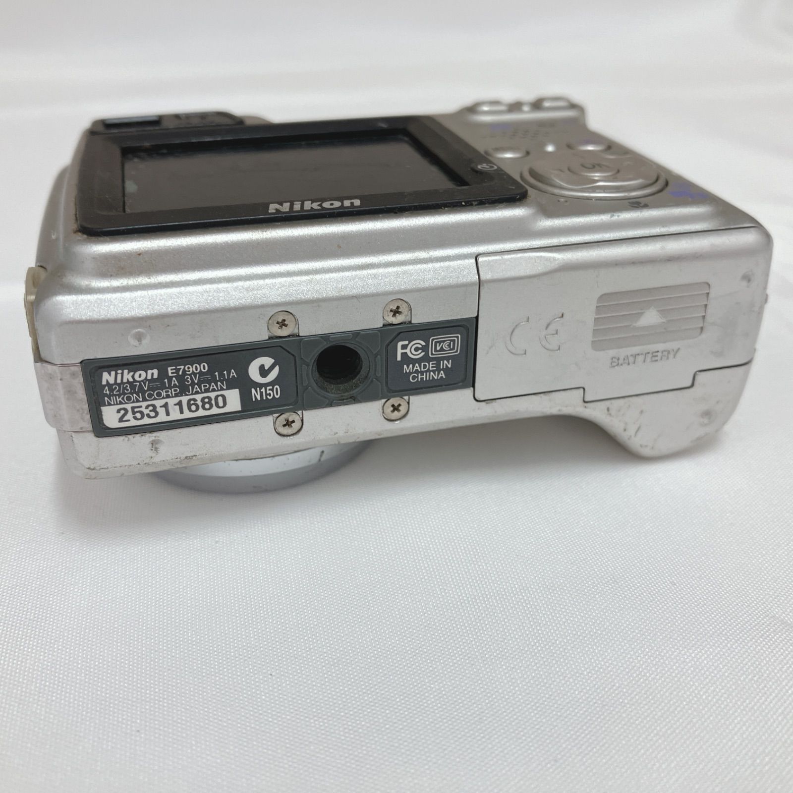 動作未確認】Nikon COOLPIX 7900 デジカメ シルバー - メルカリ