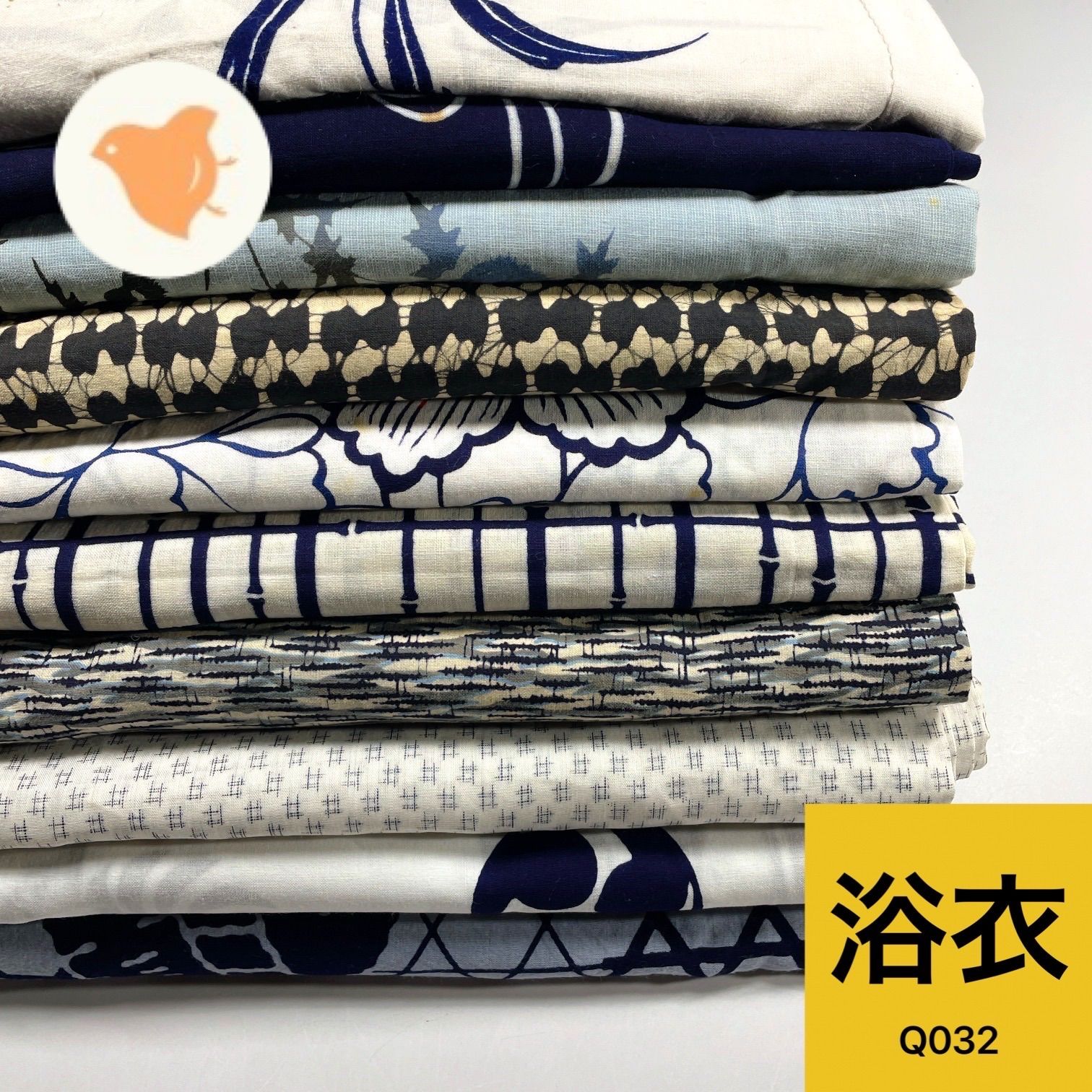 着物　浴衣(綿)　8枚まとめ売り　リメイク　生地No,14 浴衣 10枚セット 綿 着物まとめ売り【Q032】同梱購入歓迎 リメイク用