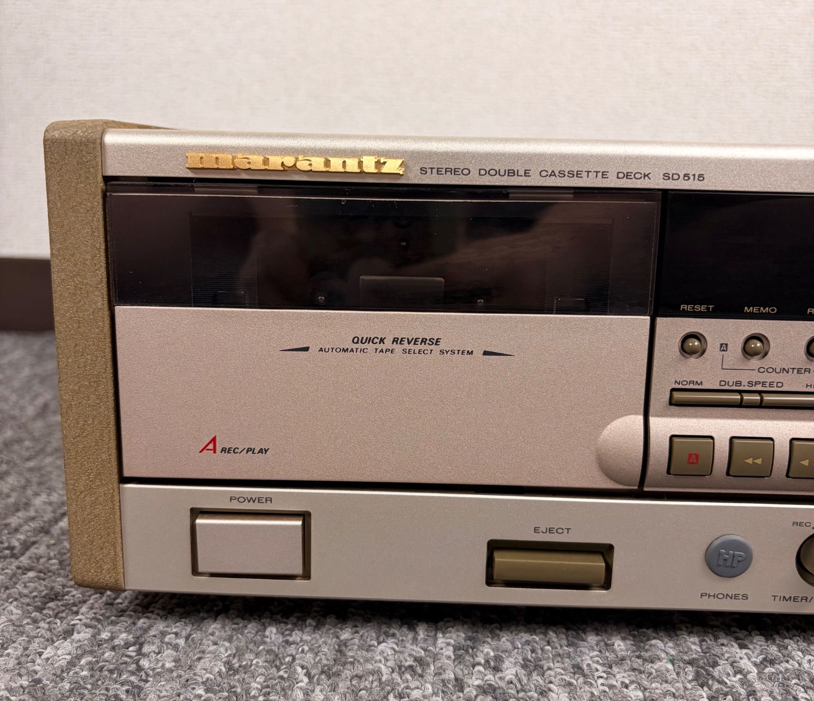 福岡発】marantz マランツ SD515 ダブルカセットデッキ - メルカリ