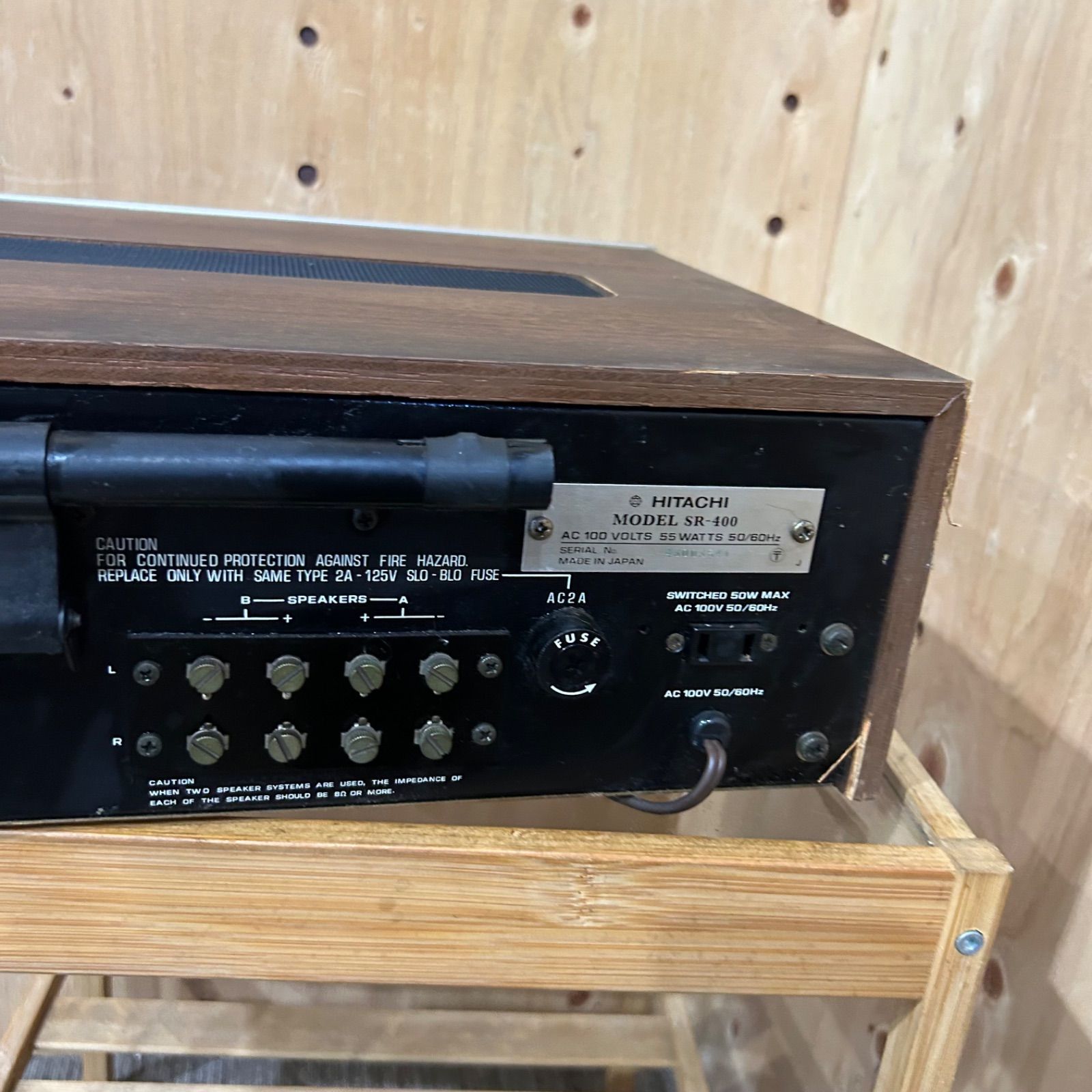 SGM】HITACHI Lo-D SR-400 ステレオレシーバー アンプ - メルカリ
