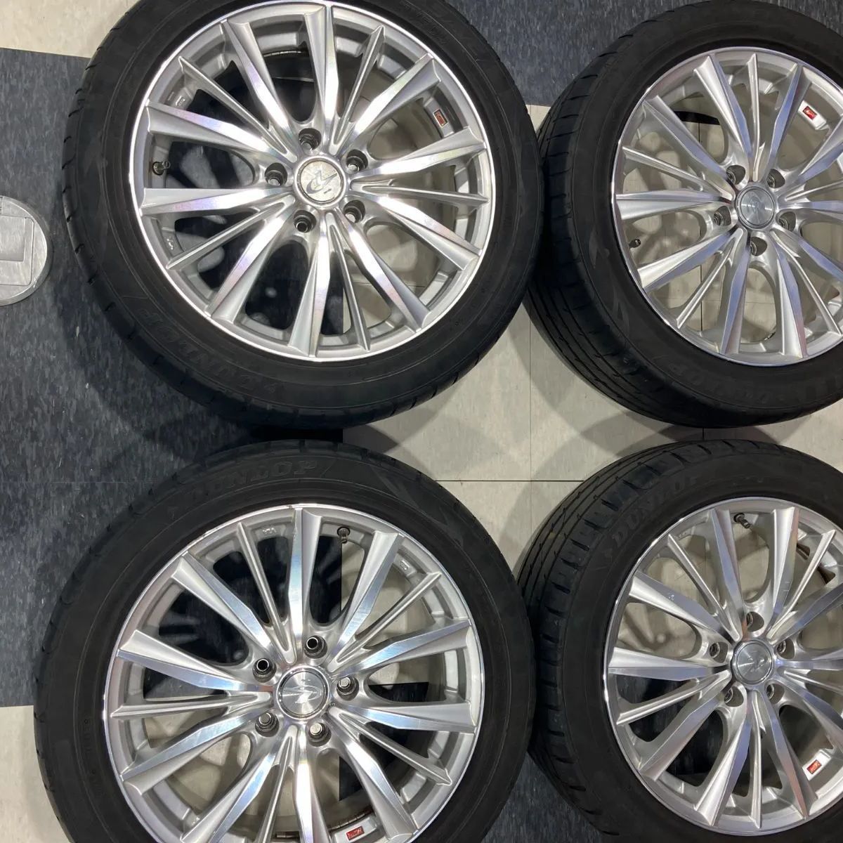 レオニス VX 17インチ 7J +42 114.3 アルミホイール　4本 Weds レオニスVX 17インチ アルミホイール 4本セット 7J +53 5H PCD114