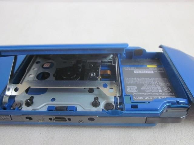 中古品 ゲーム PSP 本体 PSP3000 PSP-3000 バイブラントブルー 動作品