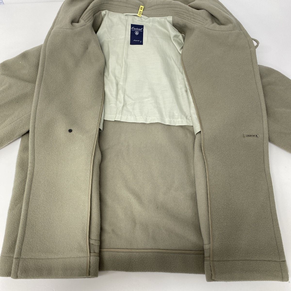 美品 ORCIVAL/オーシバル ウール フーデッドコート/ハーフコート