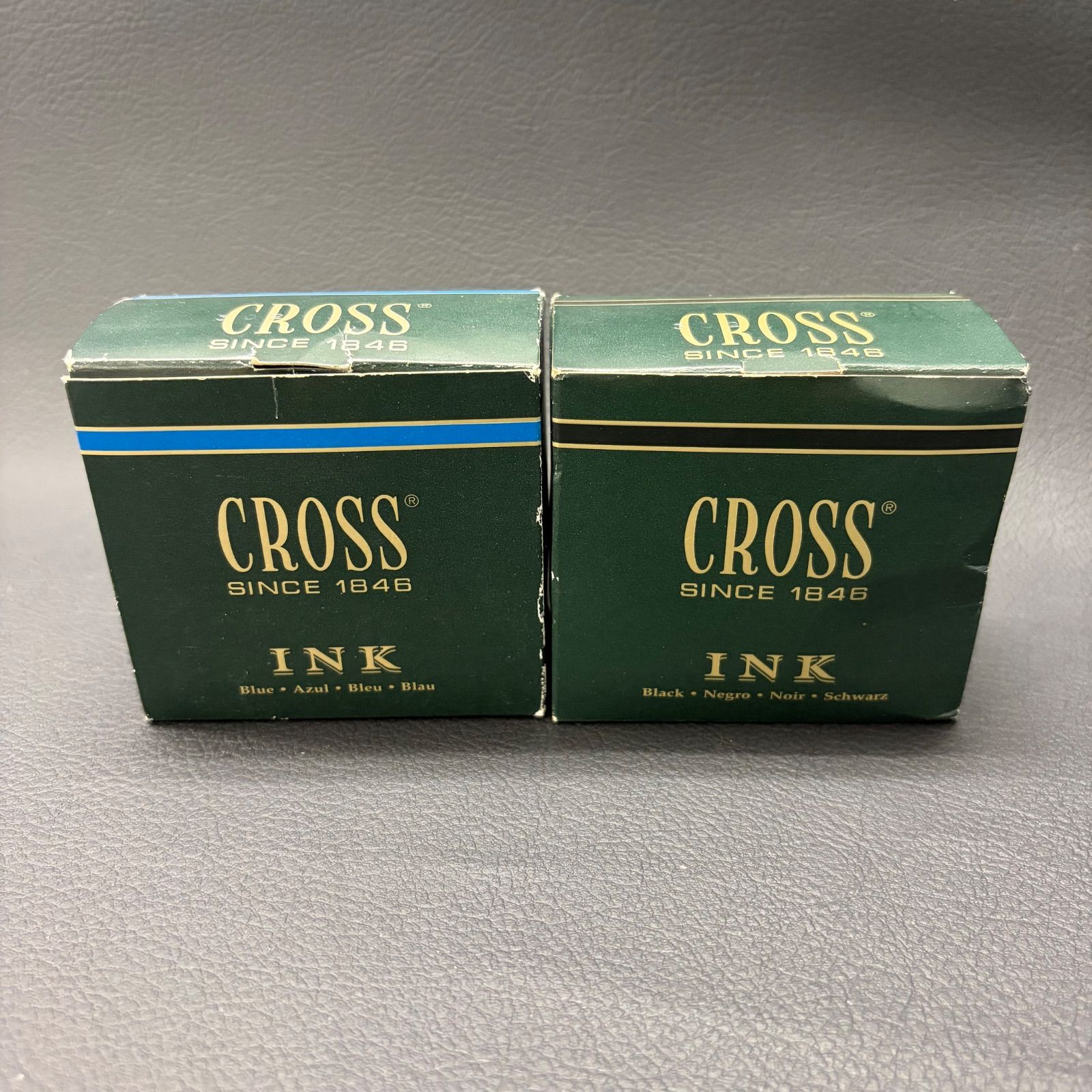 CROSS クロス 万年筆インク 2本セット ブルー ブラック 箱付き - メルカリ