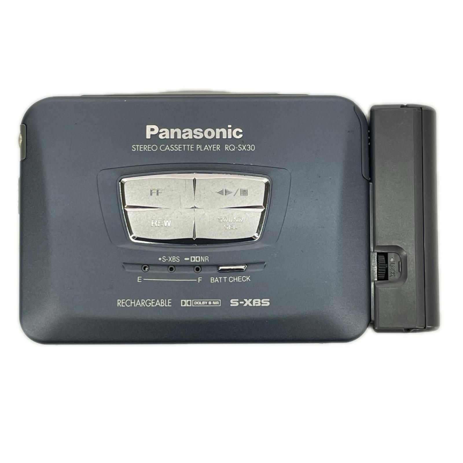 レア 未使用 Panasonic RQ-SX30-S カセットプレーヤー Panasonic パナソニック ポータブルカセットプレーヤー RQ-SX30 レトロ