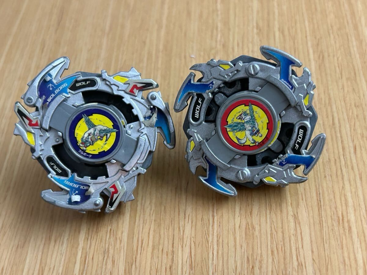 希少 TAKARA 旧 爆転シュート ベイブレード ウルボーグ1+ウルボーグ2