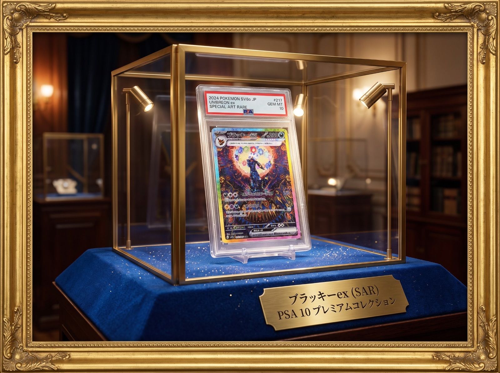 ✓【PSA10】ブラッキーex SAR [SV8a 217/187] ハイクラスパック