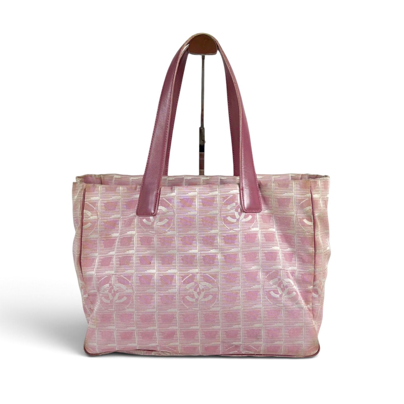 CHANEL トラベルライン トートバッグ ピンク CHANEL New Travel Line Tote Bag シャネル ニュートラベルライン