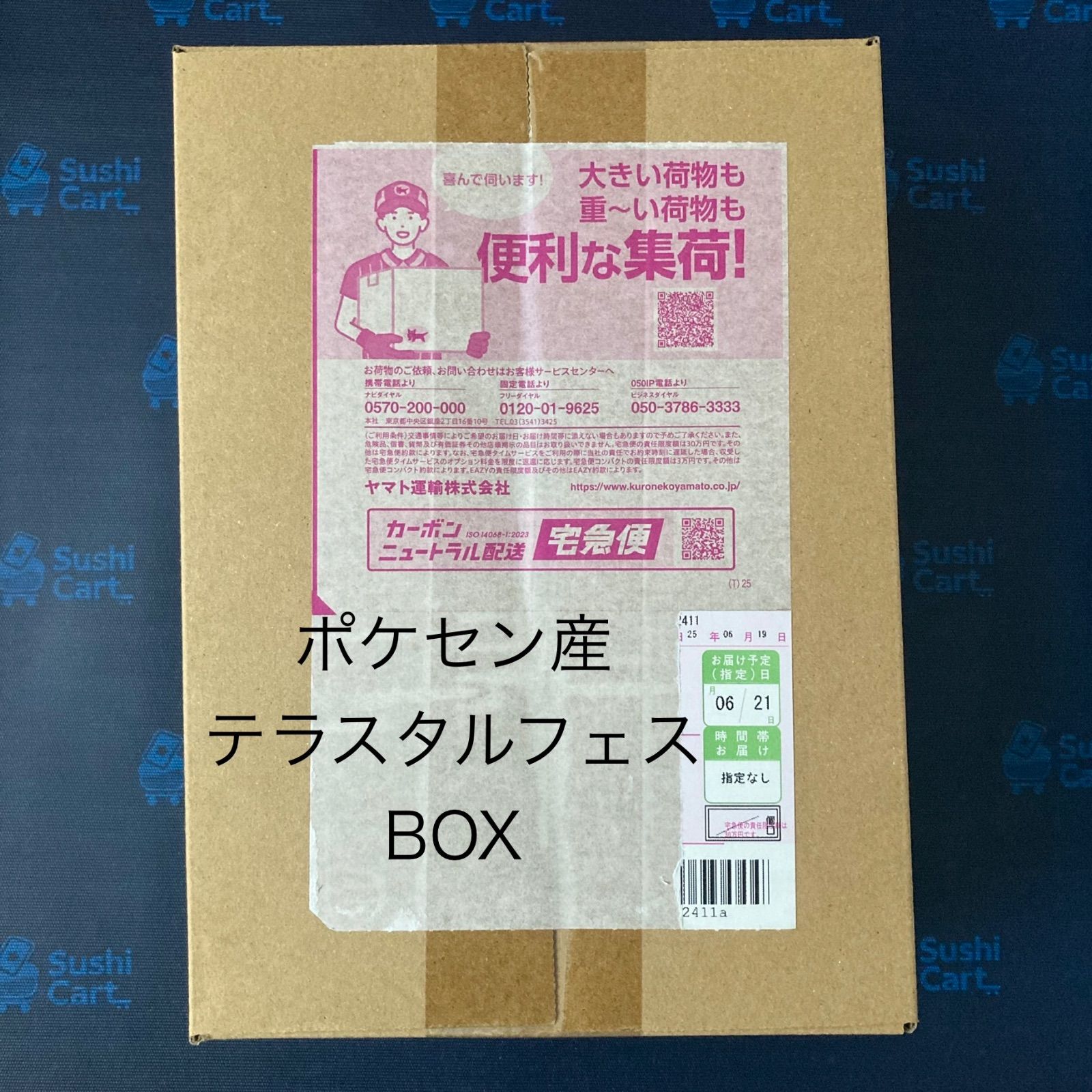 ポケモンカード テラスタルフェスex BOX ポケセン産 ダンボール未開封
