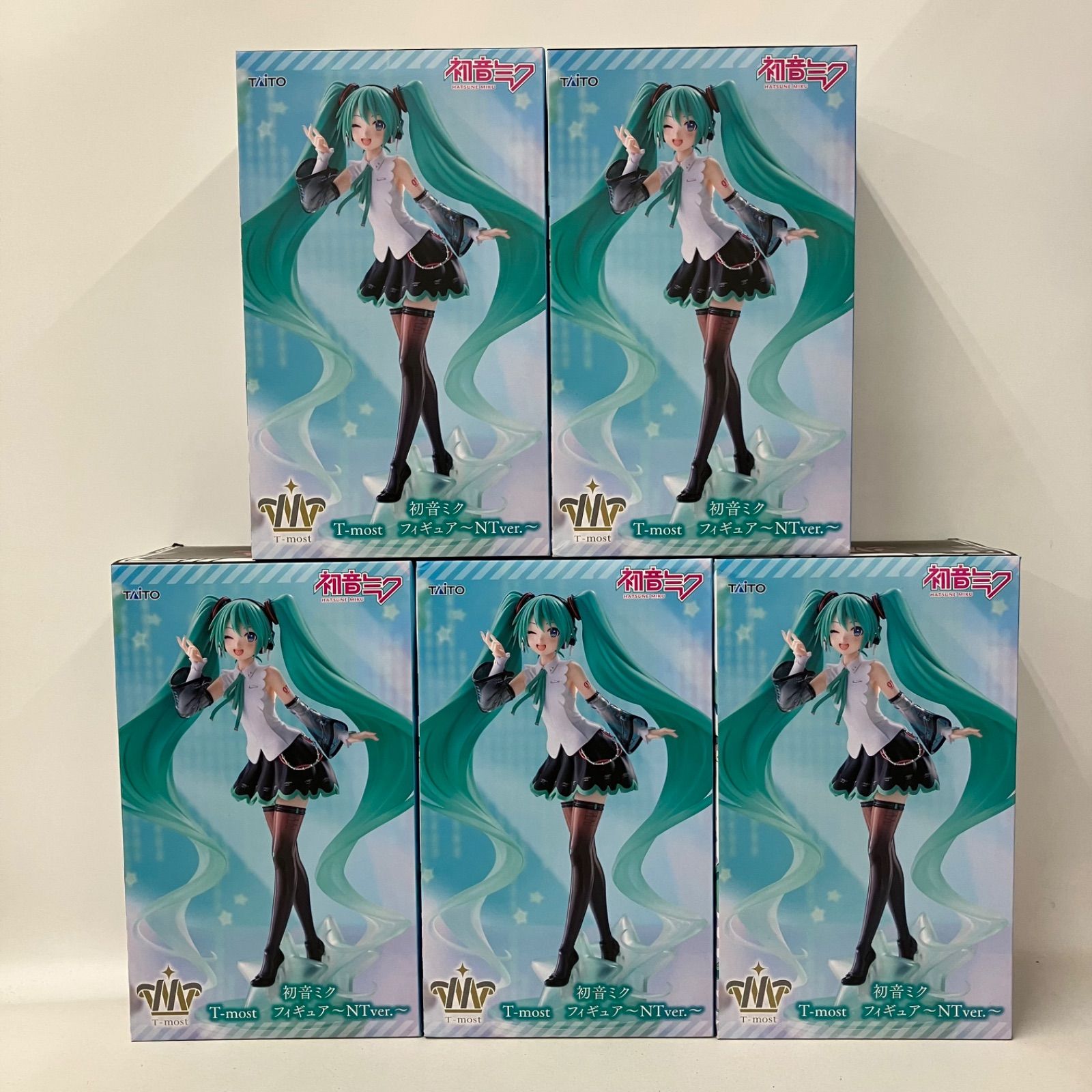 【未開封】初音ミク フィギュア 5点セット 未開封 初音ミク T-most フィギュア NT ver. 5個セット LFKA26 f107